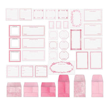 Cargar imagen en el visor de la galería, 49 And Market - Envelope Bits - Color Swatch - Blossom. The Envelope Bits set is an assortment of 37 various pieces. 31 die-cut labels and bits are printed on cardstock. Pack also includes 6 paper mini envelopes. Available at Embellish Away located in Bowmanville Ontario Canada.
