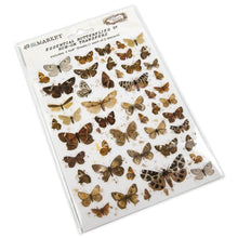 Load image into Gallery viewer, 49 And Market - Essential Rub-Ons 6&quot;X8&quot; - 2/Sheets - Butterflies 01. 2 sheets of rub-on transfers. Each sheet measures 6x8 inches and is loaded with elements that are perfect for mixing and matching with all your crafting projects. Available at Embellish Away located in Bowmanville Ontario Canada.
