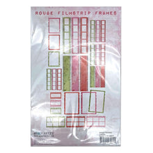 Load image into Gallery viewer, 49 And Market - Filmstrip Frames - ARToptions Rouge. Each pack includes a total of 30 assorted frames and filmstrips which are printed on clear acetate. Available at Embellish Away located in Bowmanville Ontario Canada.
