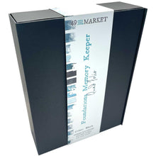 Load image into Gallery viewer, 49 And Market - Foundations Memory Keeper Quad Folio - Black. Four main panels designed to be an interactive album structure with space to build. Available at Embellish Away located in Bowmanville Ontario Canada.

