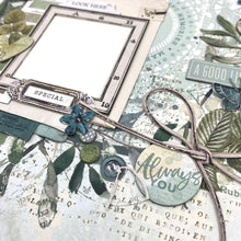 Load image into Gallery viewer, 49 And Market - Ultimate Page Kit - Vintage Artistry Tranquility. Brand new Page Kits bring together exclusive elements and the style you have come to know and love from 49 and Market. Available at Embellish Away located in Bowmanville Ontario Canada.
