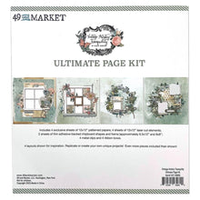 Load image into Gallery viewer, 49 And Market - Ultimate Page Kit - Vintage Artistry Tranquility. Brand new Page Kits bring together exclusive elements and the style you have come to know and love from 49 and Market. Available at Embellish Away located in Bowmanville Ontario Canada.
