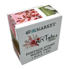 गैलरी व्यूवर में इमेज लोड करें, 49 And Market - Washi Tape Roll - Postage Stamp - ARToptions Rouge. One roll of die-cut postage washi tape. Roll of tape contains beautiful designed stamps with florals and botanicals on postage stamps that each measure 1x1.25 inches. Available at Embellish Away located in Bowmanville Ontario Canada.
