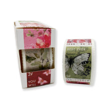Load image into Gallery viewer, 49 And Market - Washi Tape Roll - Postage Stamp - ARToptions Rouge. One roll of die-cut postage washi tape. Roll of tape contains beautiful designed stamps with florals and botanicals on postage stamps that each measure 1x1.25 inches. Available at Embellish Away located in Bowmanville Ontario Canada.
