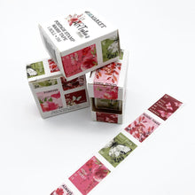 Cargar imagen en el visor de la galería, 49 And Market - Washi Tape Roll - Postage Stamp - ARToptions Rouge. One roll of die-cut postage washi tape. Roll of tape contains beautiful designed stamps with florals and botanicals on postage stamps that each measure 1x1.25 inches. Available at Embellish Away located in Bowmanville Ontario Canada.
