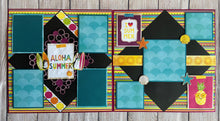 Load image into Gallery viewer, Aloha Summer 12X12 Double-Page Scrapbook Layout
