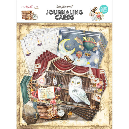 Asuka Studios - Spellbound - Journal Card Pack - 20/Pkg. Made in Japan. Available at Embellish Away located in Bowmanville Ontario Canada.