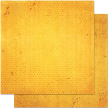 Load image into Gallery viewer, BoBunny - Double Dot Collection. This 12x12 inch double-sided heavy weight scrapbooking papers. Available in a variety of designs, colours, each sold separately. Acid and lignin free. Made in USA.  Buttercup, yellowy orange. Available at Embellish Away located in Bowmanville Ontario Canada.
