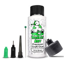 Cargar imagen en el visor de la galería, Bearly Art - Precision Craft Glue - The Mini. 2 FL Oz, Tip Kit, Tip Cap. CLEAR &amp; FAST-DRYING, MULTIPLE-SIZED TIPS, WRINKLE &amp; CLUMP RESISTANT, NON-TOXIC &amp; FREEZE/THAW STABLE. Available at Embellish Away located in Bowmanville Ontario Canada.
