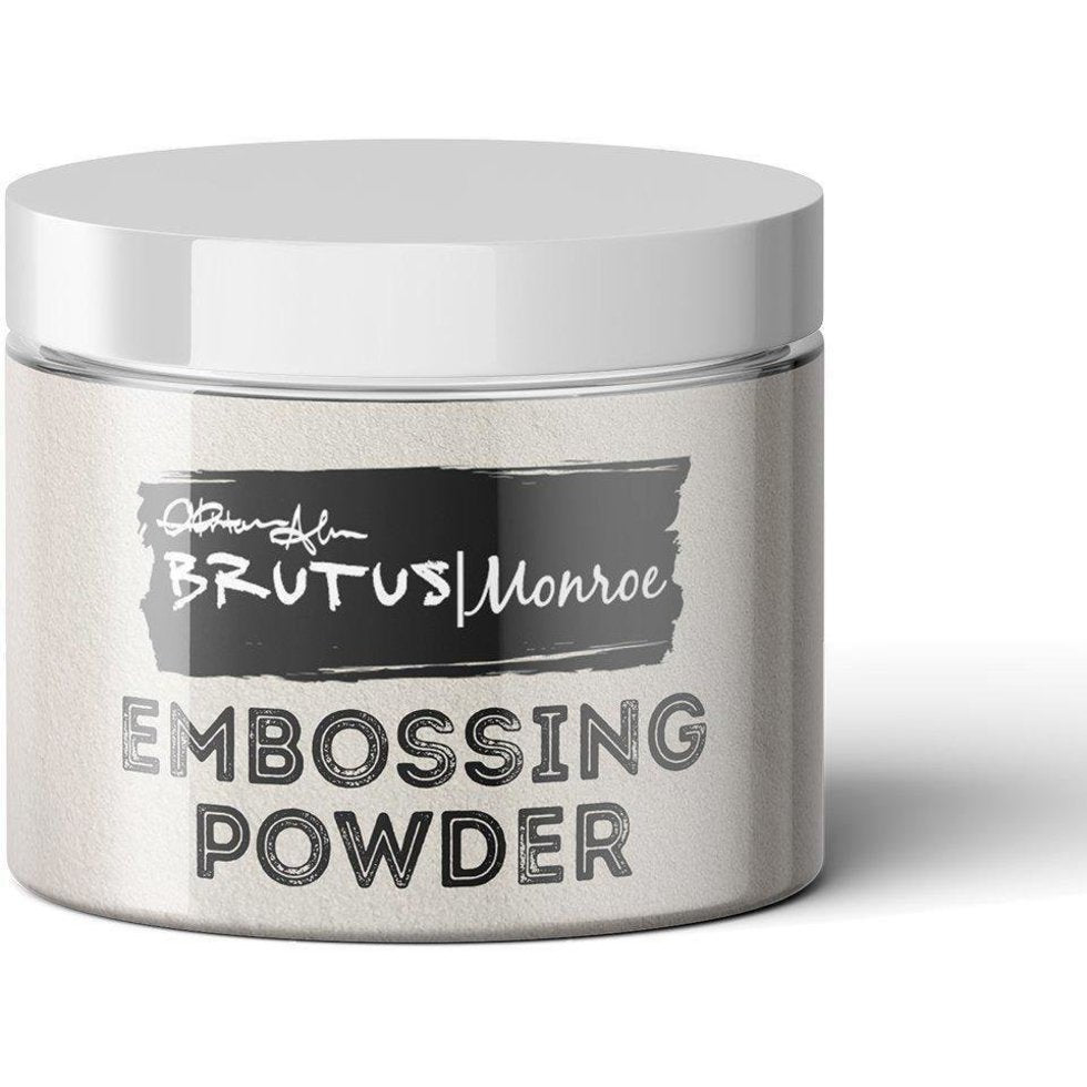Brutus Monroe - Embossing Powder - Alabaster. Available at Embellish Away located in Bowmanville Ontario Canada.
