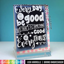 Cargar imagen en el visor de la galería, Catherine Pooler -  Background Stamp - Spotted. This animal print meets polka dot background stamp is the perfect pattern to mix in with our 80&#39;s inspired Forever 13 Collection. Try it in classic black on white or ink it up in a rainbow. Available at Embellish Away located in Bowmanville Ontario Canada. Card design by Lisa Harrolle.
