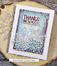 Load image into Gallery viewer, Catherine Pooler - Dies - Snowflake Trio. Snowflakes not 1, not 2 but 3 ways with the Snowflake Trio Dies. Three different sizes, styles, and designs to cover all your snowflake needs this season. Available at Embellish Away located in Bowmanville Ontario Canada.
