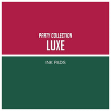 Load image into Gallery viewer, Catherine Pooler - Party Collection Luxe - Ink Pads. When your Party card calls for a little elegance, you might need to reach for a darker, rich, jewel tone accent.  For those occasions, we offer the Luxe Collection.  Fully saturated, deep shades of luxurious color, these colors will round out each Party Color family with a bang. Available at Embellish Away located in Bowmanville Ontario Canada.
