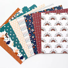 Charger l&#39;image dans la galerie, Catherine Pooler - Patterned Paper - Boho Delight. This paper pack has a warm and earthy color combo featuring Terracotta, Apricot, Ginger, Bay Breeze, Juniper Mist, Buttercream and Cargo Inks. Available at Embellish Away located in Bowmanville Ontario Canada.
