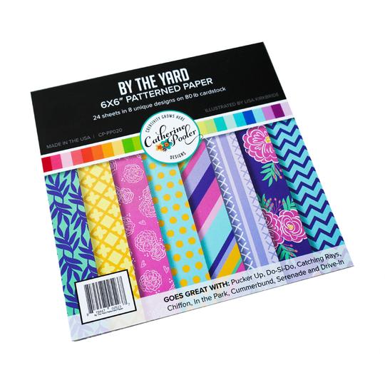 Catherine Pooler - Patterned Paper - By The Yard. Featuring the Date Night Ink Colors is our By the Yard Patterned Paper. Available at Embellish Away located in Bowmanville Ontario Canada.