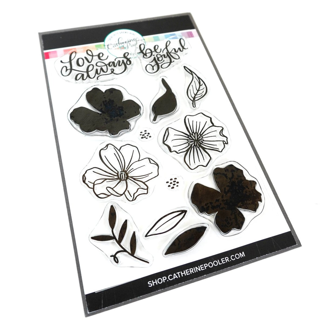 Catherine Pooler - Stamp Set - Dogwoods In Bloom. Classic florals and geometrics are some of our favorite things to mix and match. This month, you are going to love the two-step stamps in the Dogwoods in Bloom Stamp Set. Create all occasion cards with this classic and modern floral set. Don't forget the Dogwoods in Blooms dies to add dimension to your floral pieces. Available at Embellish Away located in Bowmanville Ontario Canada.