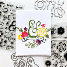 Charger l&#39;image dans la galerie, Catherine Pooler - Stamp Set - Furthermore. Nothing says classy and classic like an ampersand. The Furthermore Stamp Set features beautiful ampersand stamps with various mix-and-match sentiment options. The Largest Ampersand measures approx. 2.25&quot;.  Don&#39;t forget the coordinating Furthermore Dies for all of your sentimental designs. Available at Embellish Away located in Bowmanville Ontario Canada. card example by brand ambassador.
