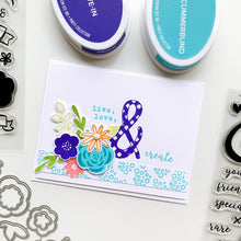 Charger l&#39;image dans la galerie, Catherine Pooler - Stamp Set - Furthermore. Nothing says classy and classic like an ampersand. The Furthermore Stamp Set features beautiful ampersand stamps with various mix-and-match sentiment options. The Largest Ampersand measures approx. 2.25&quot;.  Don&#39;t forget the coordinating Furthermore Dies for all of your sentimental designs. Available at Embellish Away located in Bowmanville Ontario Canada. card example by brand ambassador.
