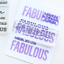 Cargar imagen en el visor de la galería, Catherine Pooler - Stamps - Just Plain Fabulous Sentiments. Let your most fabulous friend know they are legendary with the Just Plain Fabulous Sentiments Stamp Set.  Available at Embellish Away located in Bowmanville Ontario Canada.
