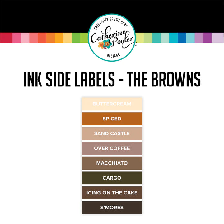 Catherine Pooler - The Browns - Ink Pad Side Labels