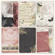 Charger l&#39;image dans la galerie, Ciao Bella - 8x8 Paper Pad - 12/Pkg - Le Cygne Noir. The 8x8 Paper Pad meets the needs of papercrafters and cardmakers looking for a smaller size than the classic 12x12. It’s specially designed for Ciao Bella&#39;s Album Binding Art line of chipboard albums. Available at Embellish Away located in Bowmanville Ontario Canada
