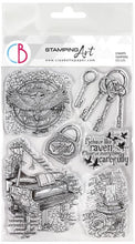 Load image into Gallery viewer, Ciao Bella - Clear Stamp Set 6x8 - Gothika. Ciao Bella&#39;s high quality clear photopolymer stamps are manufactured using a patented photopolymer and UV light exposure, this way they are able to achieve a higher level of detail. Available at Embellish Away located in Bowmanville Ontario Canada.
