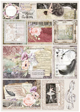 Charger l&#39;image dans la galerie, Ciao Bella - Creative Pad A4 9/Pkg - Le Cygne Noir. The Creative Pad is a special resource for ephemera cards, tags, postal stamps, medallions, labels, sentiments and other creative elements. Any pad offers more than 120 embellishments for your projects! Available at Embellish Away located in Bowmanville Ontario Canada
