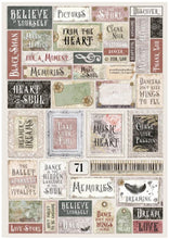 Charger l&#39;image dans la galerie, Ciao Bella - Creative Pad A4 9/Pkg - Le Cygne Noir. The Creative Pad is a special resource for ephemera cards, tags, postal stamps, medallions, labels, sentiments and other creative elements. Any pad offers more than 120 embellishments for your projects! Available at Embellish Away located in Bowmanville Ontario Canada
