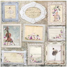 Load image into Gallery viewer, Ciao Bella - Fussy Cut Pad 6x6 24/Pkg - Le Cygne Noir. To share Ciao Bella&#39;s love for fussy cutting, their 6x6 paper pad offers 24 sheets full of high detailed fussy cutting elements, a ton of illustrations from the collection. Available at Embellish Away located in Bowmanville Ontario Canada.

