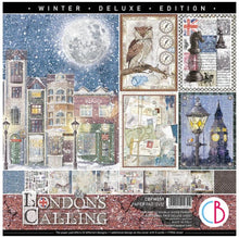 Load image into Gallery viewer, Ciao Bella - Pad 12x12 12/Pkg + 1 Free deluxe sheet - London&#39;s Calling. Every artwork features major layouts and versatile patterns perfect for a variety of applications and projects. Available at Embellish Away located in Bowmanville Ontario Canada.
