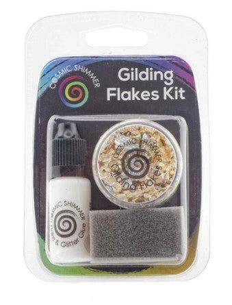 Cosmic Shimmer - Gilding Flakes Kit  - Egyptian Gold.  Available in Bowmanville Ontario Canada