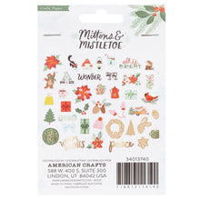 Cargar imagen en el visor de la galería, Crate Paper - Ephemera Die-Cuts - 40/Pkg - Mittens &amp; Mistletoe - Icons W/Gold Foil Accents. Put the perfect finishing touch onto your projects with die cut embellishments. Available at Embellish Away located in Bowmanville Ontario Canada.
