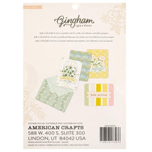 Charger l&#39;image dans la galerie, Crate Paper - Single-Sided Paper Pad 6&quot;X8&quot; by Maggie Holmes - 36/Pkg - Gingham Garden. Available at Embellish Away located in Bowmanville Ontario Canada.
