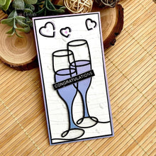 Load image into Gallery viewer, Creative Expressions - Craft Dies One-Liner Collection - Champagne Flutes
