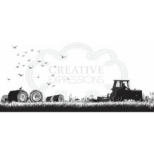 Load image into Gallery viewer, Creative Expressions - Designer Boutique Pre Cut Rubber Stamp - Harvest Time. A beautiful DL size stamp with a wonderful scene in one stamp making creating stunning projects simple. This pre-cut rubber stamp has great detail and will make fantastic, intricate paper craft projects, and so much more.  Available at Embellish Away located in Bowmanville Ontario Canada.
