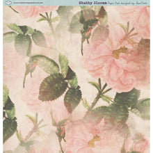 Load image into Gallery viewer, Creative Expressions - Sam Poole  8&quot;x8&quot; in Paper Pad - 160gsm - Shabby Blooms. This 8x8 inch Shabby Blooms paper pad designed by Sam Poole includes 24 single sided pages featuring 12 unique designs. 160gsm, Acid free. Available at Embellish Away located in Bowmanville Ontario Canada.
