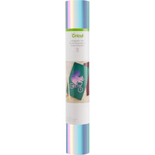 गैलरी व्यूवर में इमेज लोड करें, Cricut - Holographic Sparkle Vinyl 12&quot;X48&quot; Roll - Blue. Ideal for making removable decals, labels, home decor, media covers and other DIY projects! Cut intricate images that adhere but leave behind no stubborn residue. This package contains one 12x48 inch roll of vinyl. Imported. Available at Embellish Away located in Bowmanville Ontario Canada.
