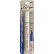 Load image into Gallery viewer, DecoColor - Calligraphy Opaque Paint Marker - 2mm - Choose from a Variety. UCHIDA-Calligraphy Marker. This opaque paint marker is perfect for calligraphy and lettering on greeting cards, invitations, and certificates. It has a 2mm chisel tip and the glossy oil-based paint can be used on paper, glass, metal, porcelain, wood, and stone. Each package contains one paint marker. Imported. Available at Embellish Away located in Bowmanville Ontario Canada.
