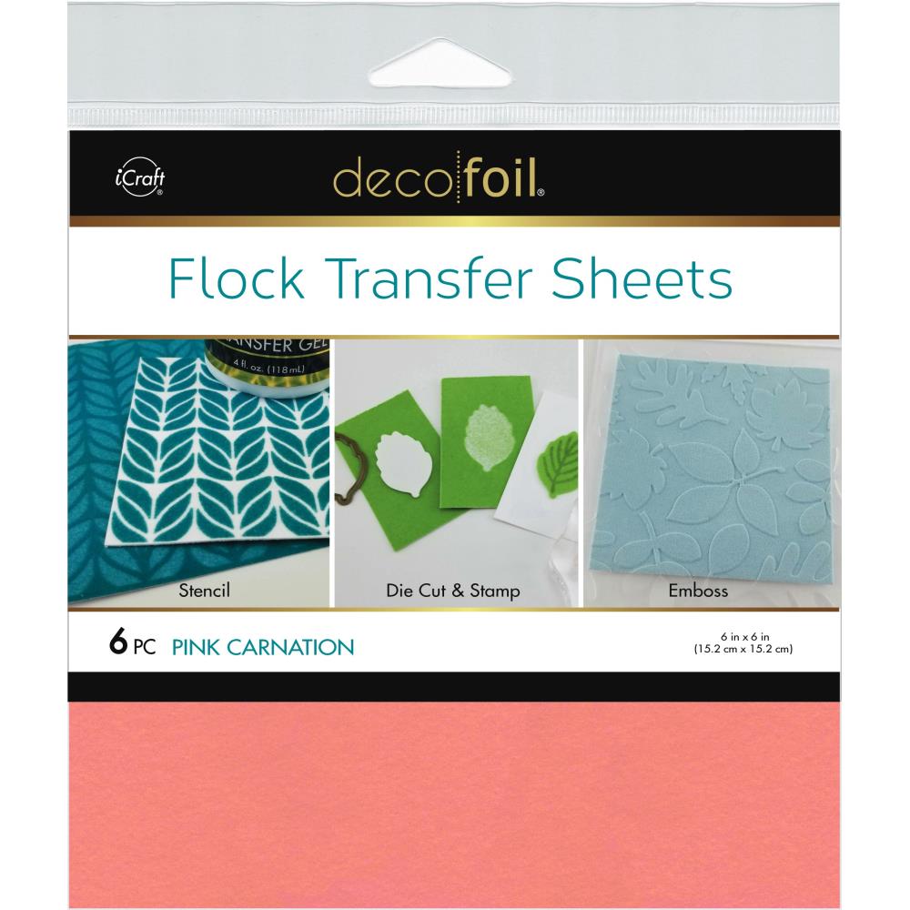 iCraft - Deco Foil Flock Transfer Sheets 6