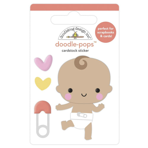 Doodlebug - Doodle-Pops 3D Stickers - Bundle Of Joy - Baby Steps. Available at Embellish Away located in Bowmanville Ontario Canada.