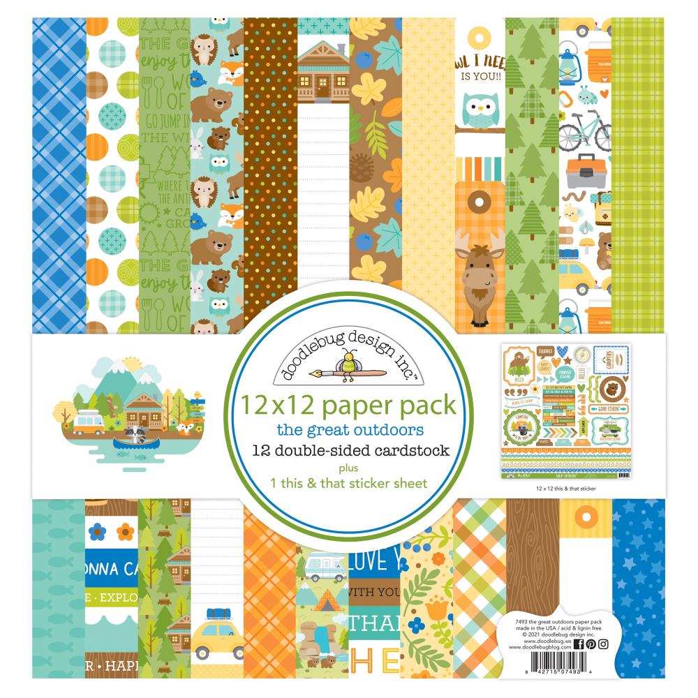 Doodlebug - Double-Sided Paper Pack 12