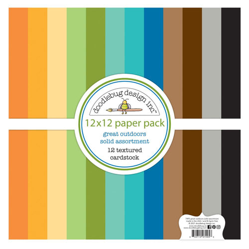 Doodlebug - Textured Double-Sided Cardstock 12
