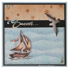 Load image into Gallery viewer, Nellie&#39;s Choice - Embossing Folder - Snow. Includes 1 embossing folder. Size: 6 x 6 inches. Available at Embellish Away located in Bowmanville Ontario Canada. Example by brand ambassador.
