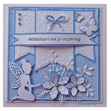 Load image into Gallery viewer, Nellie&#39;s Choice - Embossing Folder - Snow. Includes 1 embossing folder. Size: 6 x 6 inches. Available at Embellish Away located in Bowmanville Ontario Canada. Example by brand ambassador.

