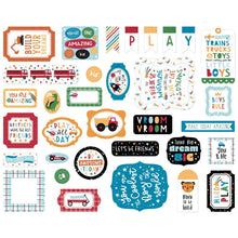 Load image into Gallery viewer, Echo Park - Cardstock Ephemera - 33/Pkg - Icons - Play All Day Boy. Available at Embellish Away located in Bowmanville Ontario Canada.
