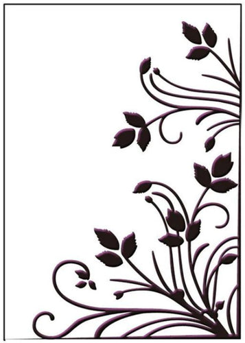 Ecstasy Crafts - Embossing Folder - Burst of Spring. Size 5x7 inches. Available at Embellish Away located in Bowmanville Ontario Canada.