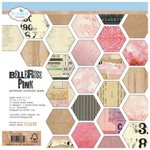 Cargar imagen en el visor de la galería, Elizabeth Crafts - Double-Sided Cardstock Pack 12&quot;X12&quot; - 12/Pkg - Bellerose Pink. This package contains twelve 12x12 inch sheets of double-sided paper. Imported. Available at Embellish Away located in Bowmanville Ontario Canada.
