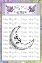 Load image into Gallery viewer, Fairy Hugs are made from the highest quality photo-polymer available in the market. These stamps will not yellow nor break apart with time. Proudly made in USA.  Measures approximately 2.45 inches x 2.30 inches. Available at Embellish Away located in Bowmanville Ontario Canada.
