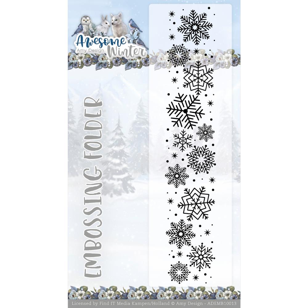 Find It Trading - Amy Design Embossing Folder - Awesome Winter. Available at Embellish Away located in Bowmanville Ontario Canada.