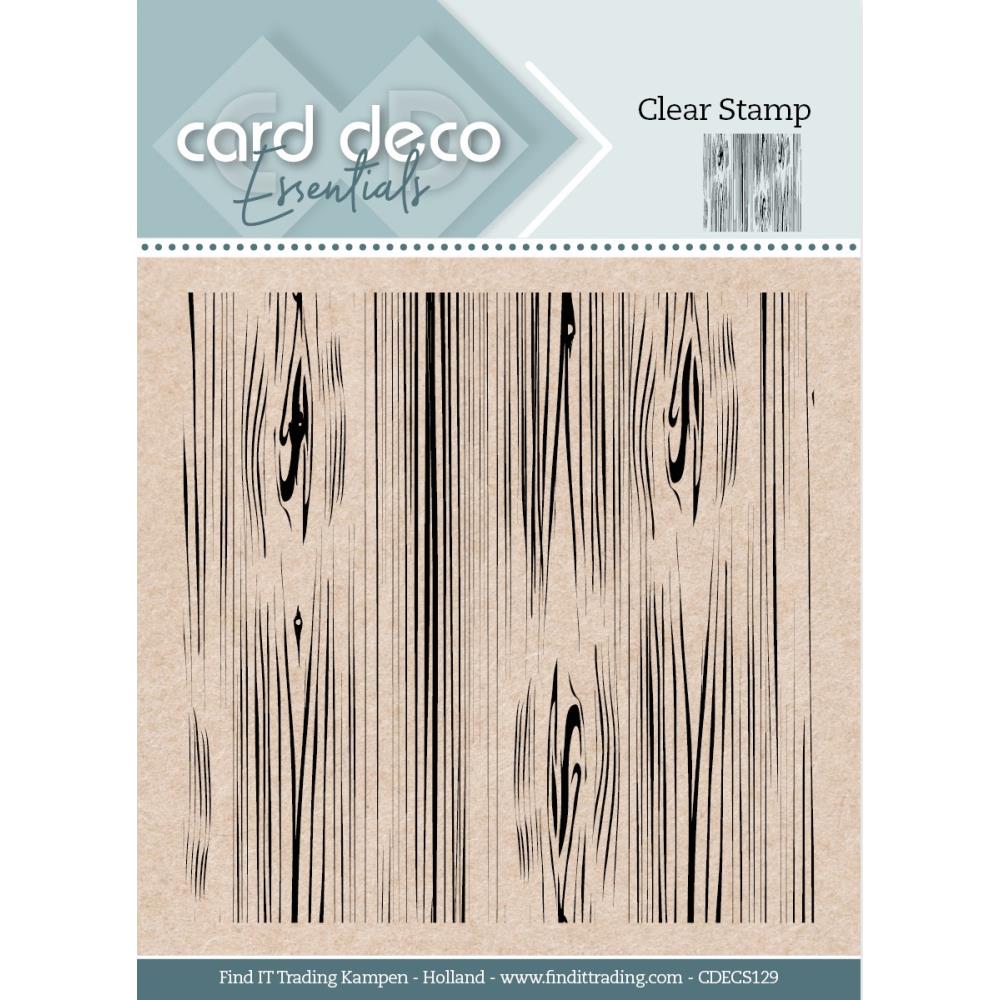 Find It Trading - Card Deco Essentials Clear Stamp - Wood. A versatile stamp for a variety of occasions. Use with your favorite inks, markers, embossing powders, watercolors, colored pencils, and other crafting mediums. Available at Embellish Away located in Bowmanville Ontario Canada.